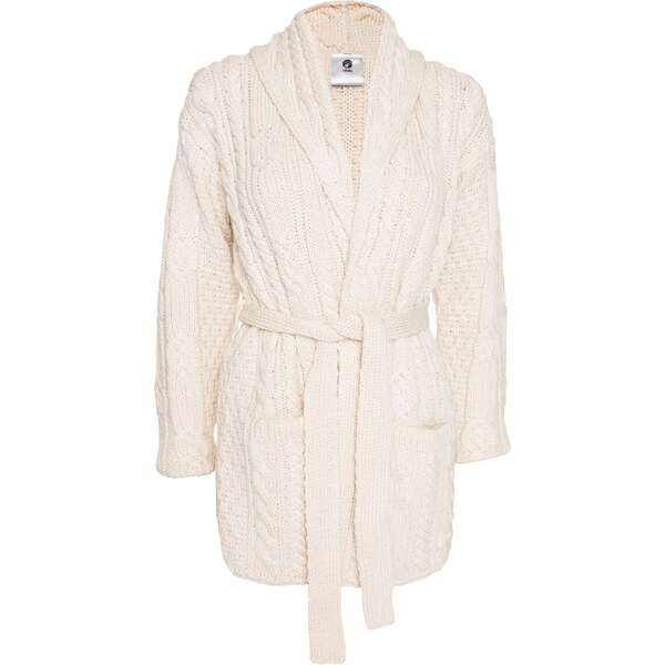 Dámsky vlnený sveter Vlnka S16 zavinovací prírodná veľkosti oblečenia 65797107