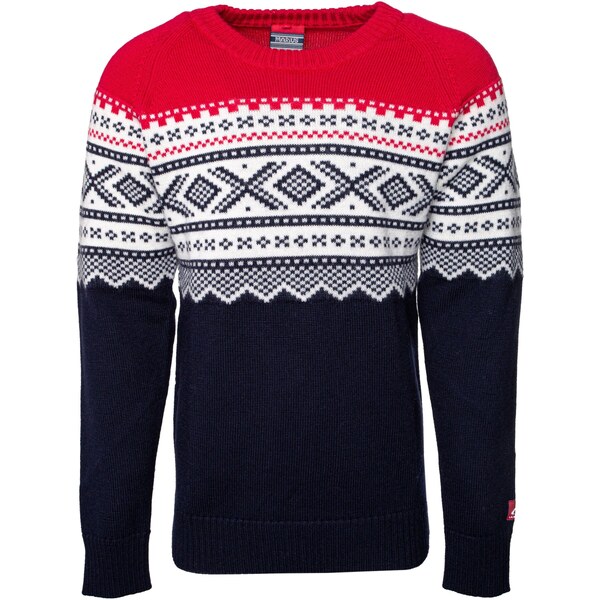 Pánsky sveter Ulvang Marius Roundneck červená veľkosti oblečenia XL 65796985