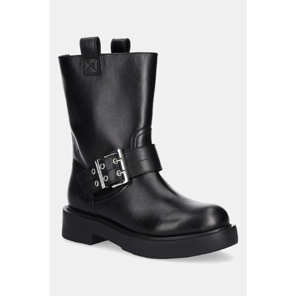 Kožené členkové topánky Love Moschino 65067562