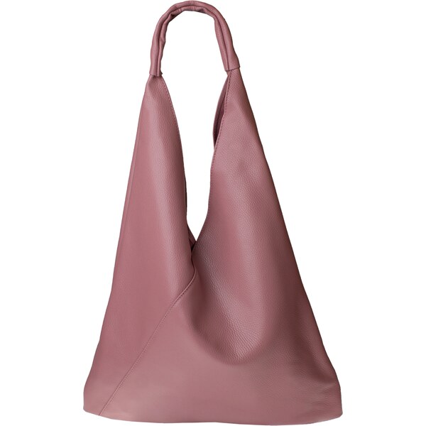 Ružová kožená talianska kabelka Alma Rosa Scura NovaKabelka.sk 65064213