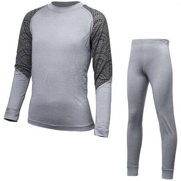 Detská súprava funkčného oblečenia Sensor Merino Impress sivá/maori 65796966