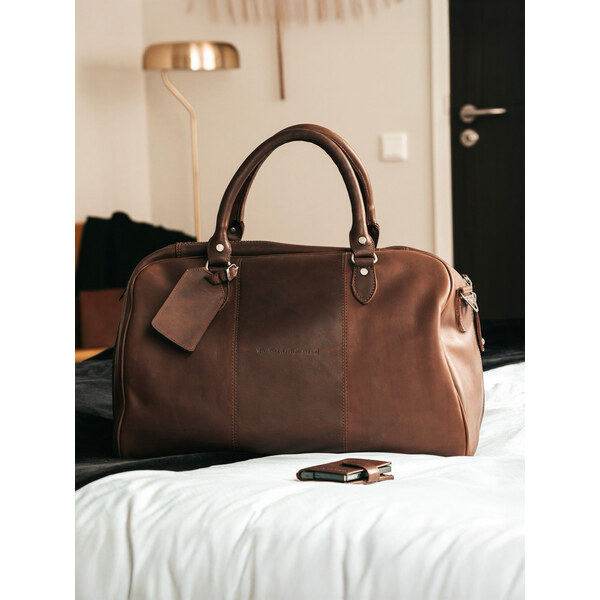 Pánska kožená cestovná taška The Chesterfield Brand Liam - hnedá 64515925