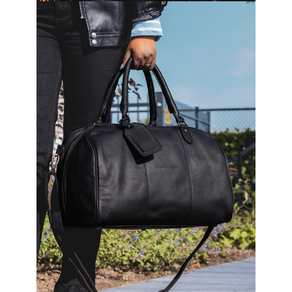 Pánska kožená cestovná taška The Chesterfield Brand Liam - čierna 64515926