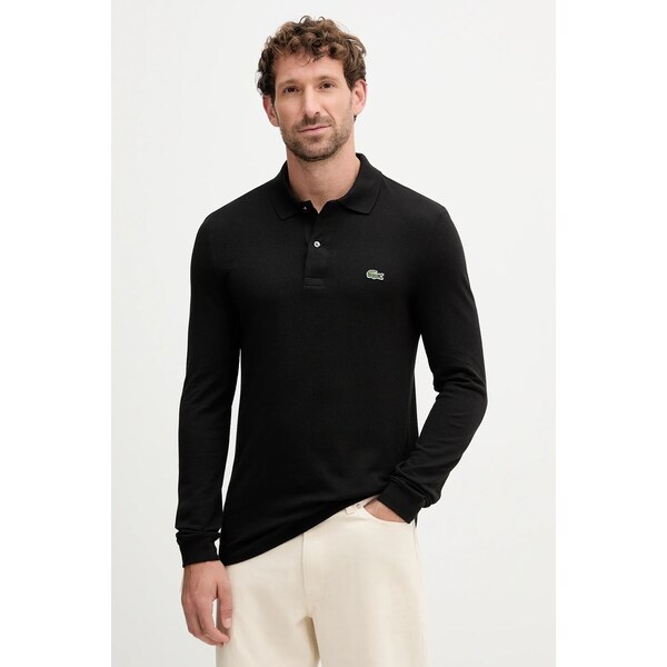 Bavlnené tričko s dlhým rukávom Lacoste 65064692