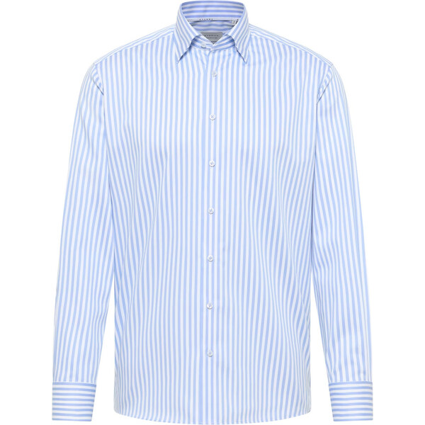 Luxusná pruhovaná pánska saténová košeľa ETERNA Modern fit vo svetlo 65066482