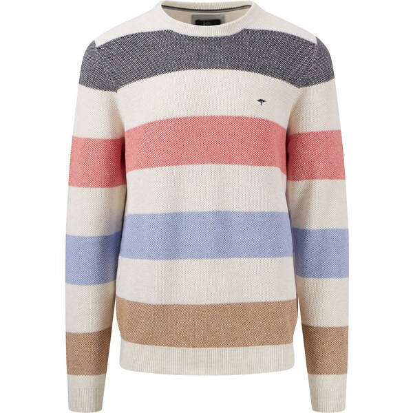 Pánsky bavlnený pruhovaný pulóver FYNCH-HATTON 65066547