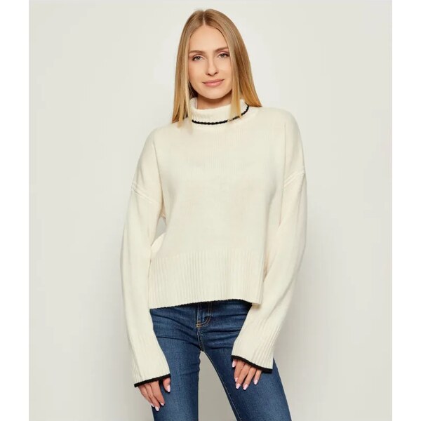 Pinko Vlnený rolák FALKLAND | regular fit | s prímesou kašmíru 65066963