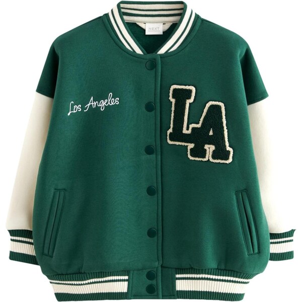 Next Prechodná bunda zelená / čierna / biela 65644531