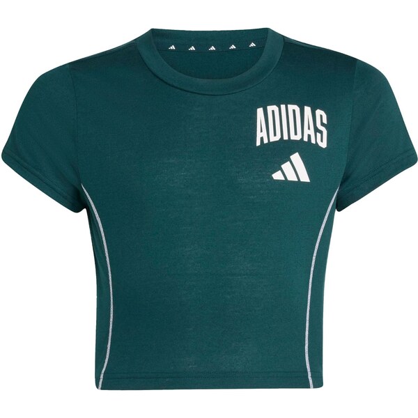 ADIDAS SPORTSWEAR Funkčné tričko smaragdová / biela 65323274