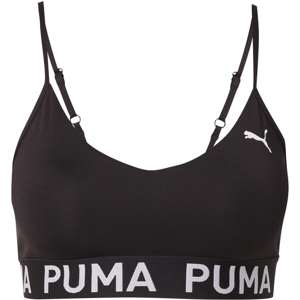 PUMA Športová podprsenka Move čierna / biela 65886329