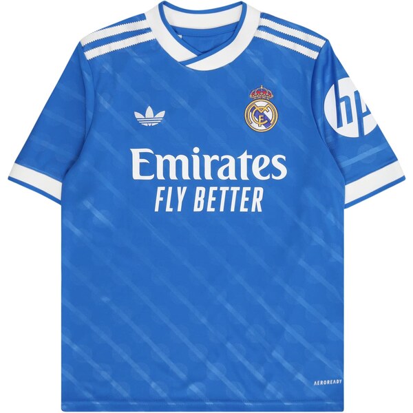 ADIDAS PERFORMANCE Funkčné tričko REAL modrá / žltá / červená / biela 65300865