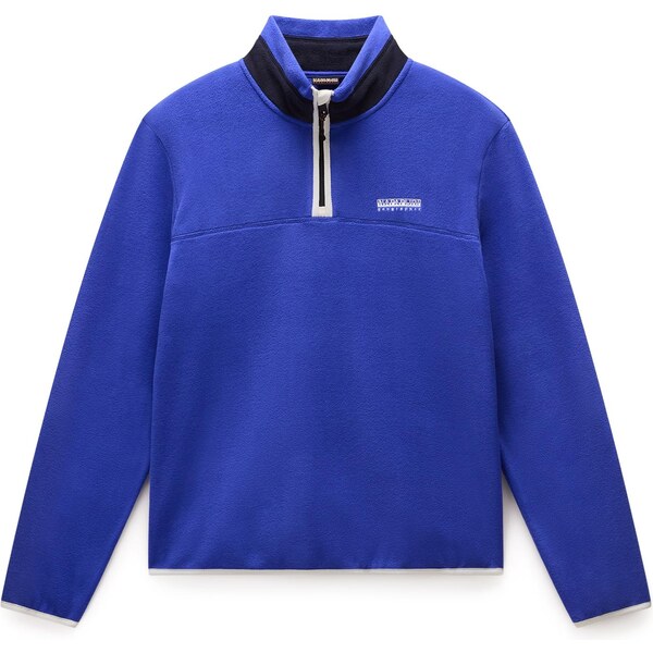 NAPAPIJRI Sveter T-Derganza tmavomodrá / čierna / biela 65146446