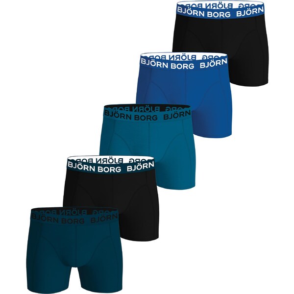 BJÖRN BORG Športové nohavičky modrá / petrolejová / čierna / biela 65067821