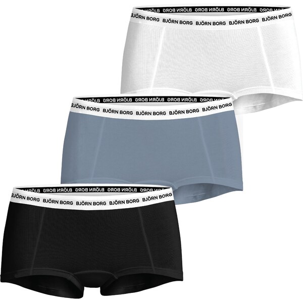 BJÖRN BORG Nohavičky modrosivá / čierna / biela 65067816