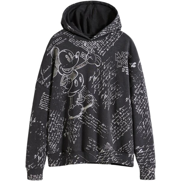 Desigual Mikina čierna / biela 65883335