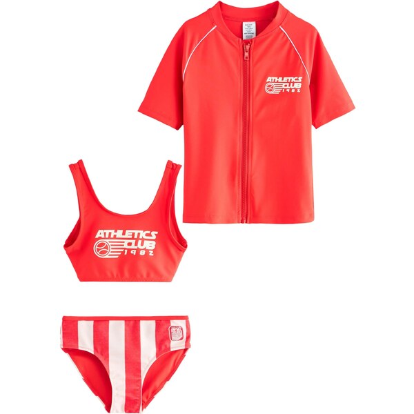Next Set krémová / červená / biela 65885455