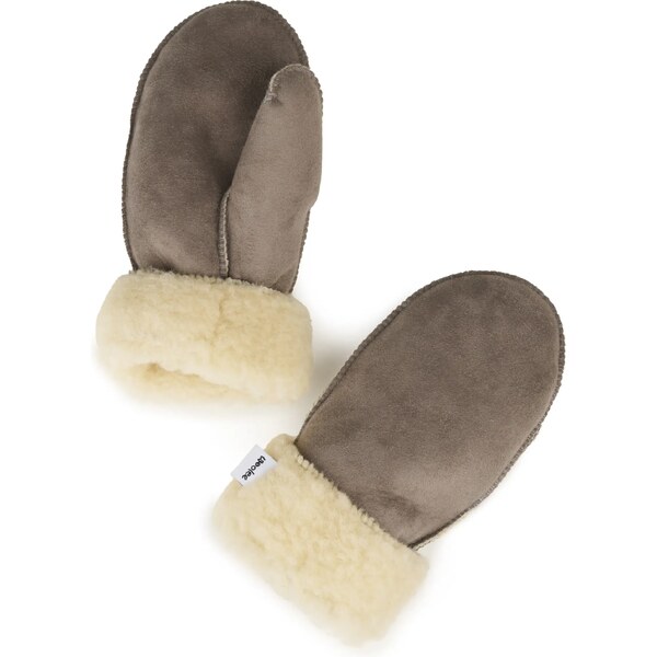Vlnka Kožené palčiaky s ovčou vlnou šedá veľkosti oblečenia L 65073665