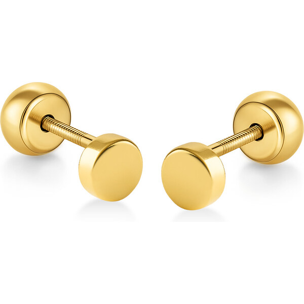 Brilio Drobné náušnice 2v1 zo žltého zlata 14/195.501/18 66580029