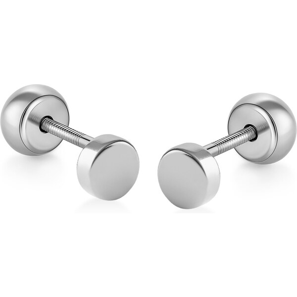 Brilio Drobné náušnice 2v1 z bieleho zlata 14/195.501/18 Esp 66589809