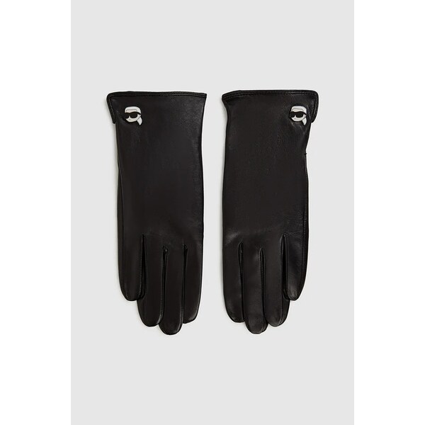 Kožené rukavice Karl Lagerfeld IKON 65087088