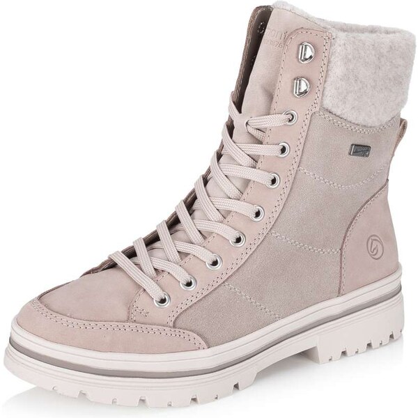 RIEKER Dámska členková obuv REMONTE D2U70-62 béžová W5 65070314