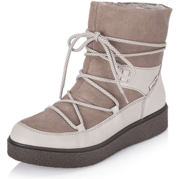 Dámska členková obuv RIEKER Y0051-62 béžová W5 65070316