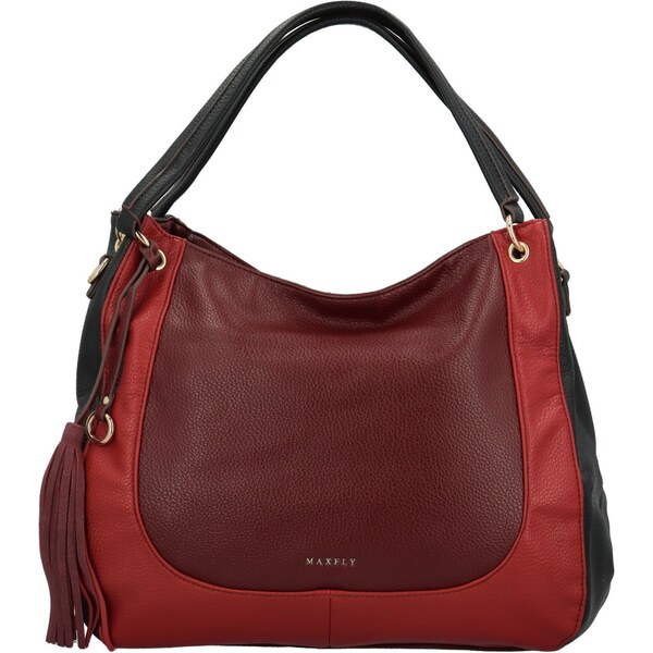 Dámska kabelka na rameno vínová - MaxFly Sigrid vínová 65136071