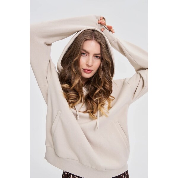 Marisse Beige Hoodie 65075537