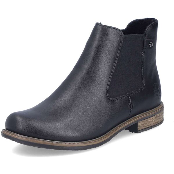 Dámska členková obuv RIEKER 74854-00 čierna W5 65075660