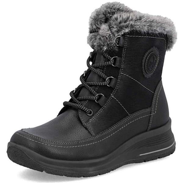 Dámska členková obuv RIEKER L7706-00 čierna W5 65075662