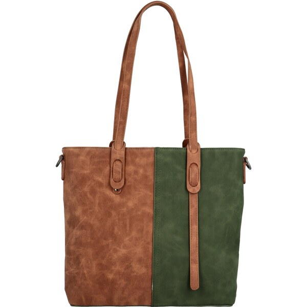 Dámska kabelka na rameno zelená - MaxFly Shanina zelená 65136085