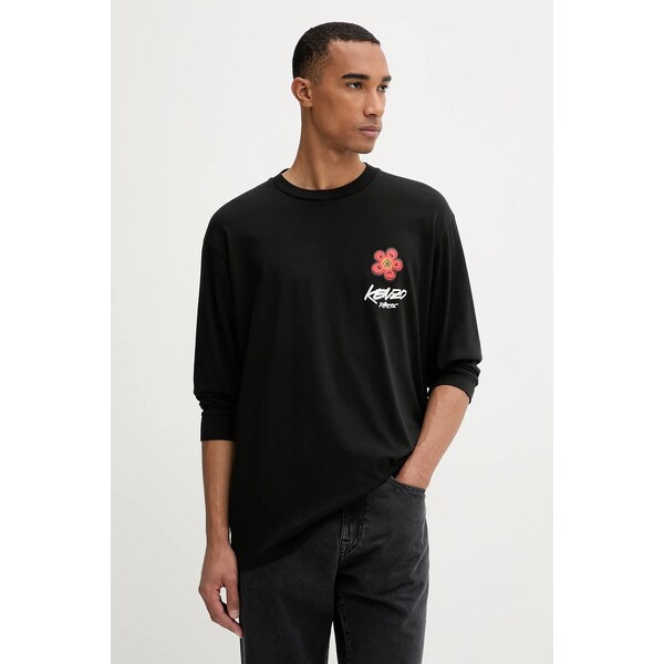 Bavlnené tričko s dlhým rukávom Kenzo 65080765