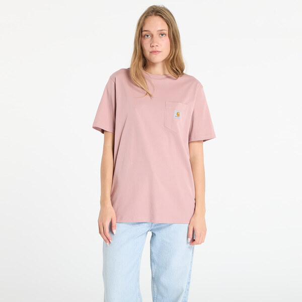 Tričko Carhartt WIP S/S Pocket T-Shirt UNISEX Glassy Pink L 65083592