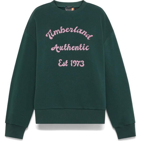 TIMBERLAND Mikina tmavozelená / svetloružová 65087805