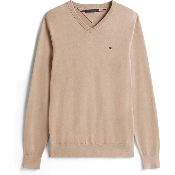 TOMMY HILFIGER Sveter ESSENTIAL farba ťavej srsti 65883899