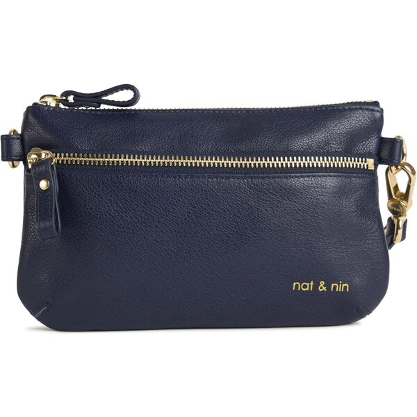 Nat&Nin Taška cez rameno VICKY2 tmavomodrá / zlatá 65883921
