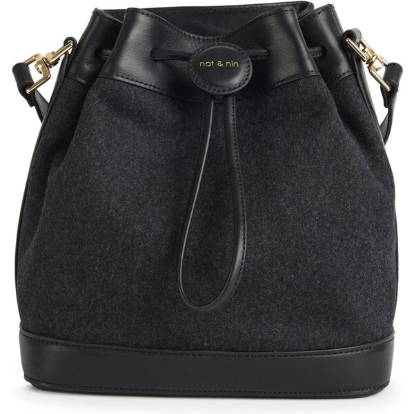 Nat&Nin Taška cez rameno NORAH LAINE čierna 65883945