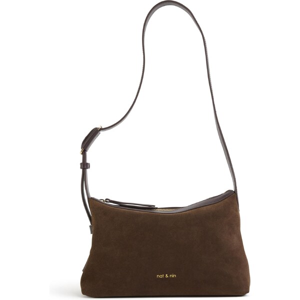 Nat&Nin Taška cez rameno BOWIE hnedá 66257298