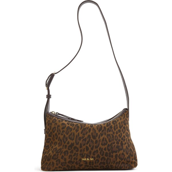 Nat&Nin Taška cez rameno BOWIE hnedá 65884025