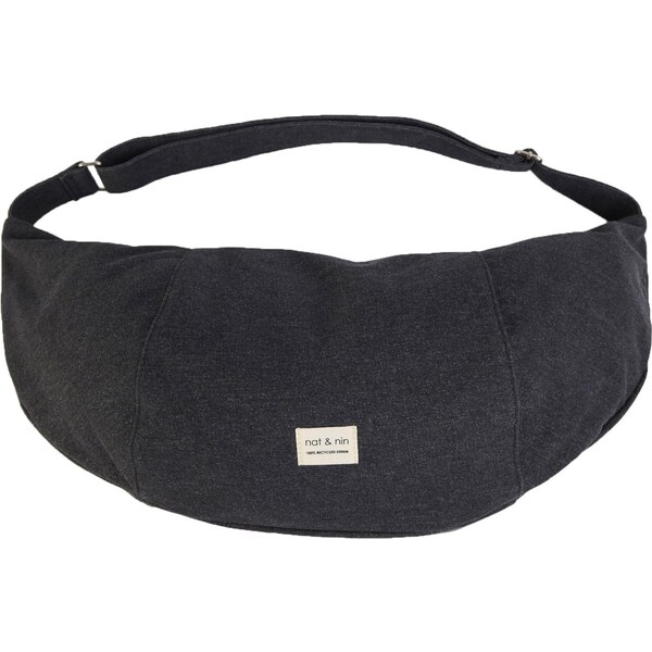 Nat&Nin Taška cez rameno CORTO sivá / prírodná biela 65884026