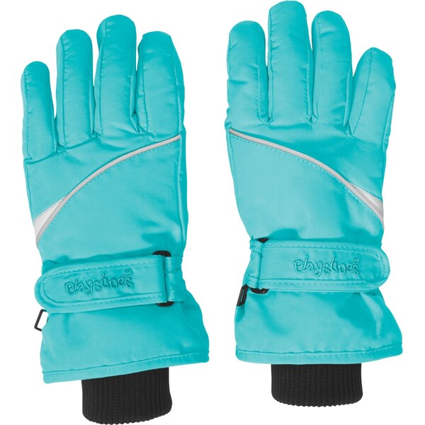 PLAYSHOES Rukavice tyrkysová / čierna / šedobiela 65661508
