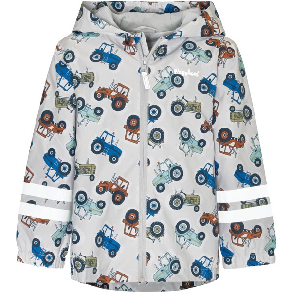 PLAYSHOES Funkčná bunda enciánová / svetlosivá / tmavooranžová / 65661528