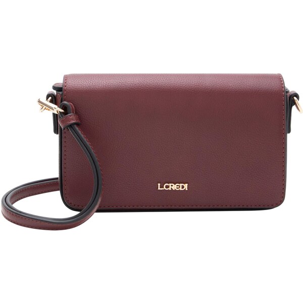 L.CREDI Taška cez rameno Jane tmavočervená 65888958