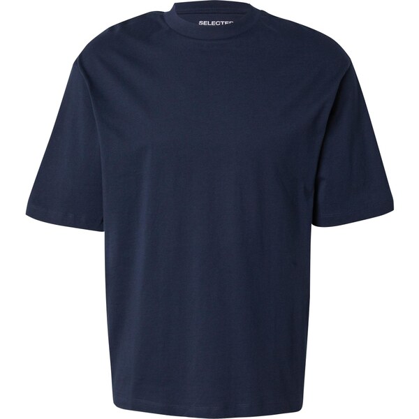 SELECTED Tričko SLHCOLMAN tmavomodrá 65120986
