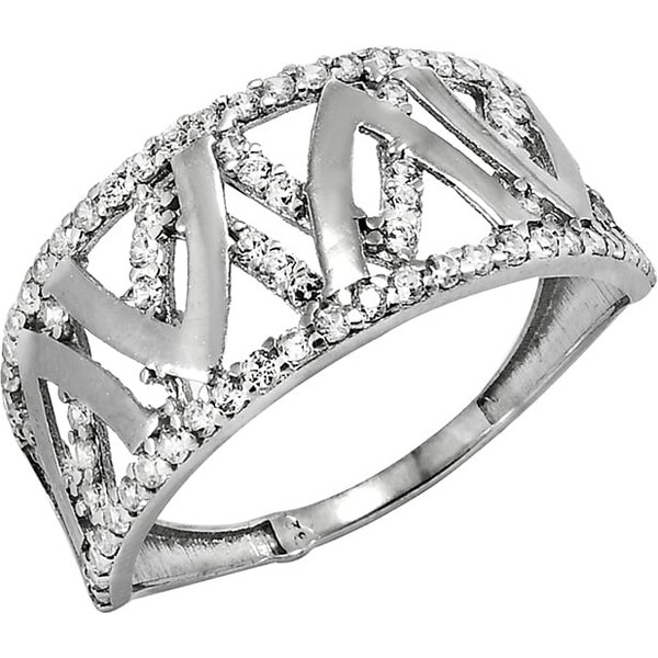 Strieborný prsteň Glare 999 65094207