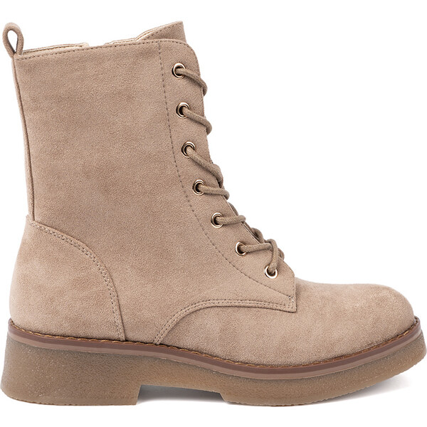 Shelvt Stylish beige workers with a round toe 65115702