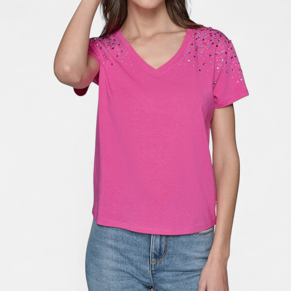 Dámské volné triko Karl Lagerfeld Paris 56310 65115785