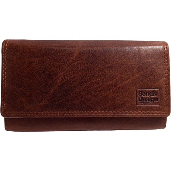 Sendi Design Dámska kožená peňaženka B-D204 RFID hnedá 47061230