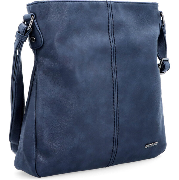 Kabelka zo syntetickej kože crossbody Tangerin modrá 8003 TM 47092306
