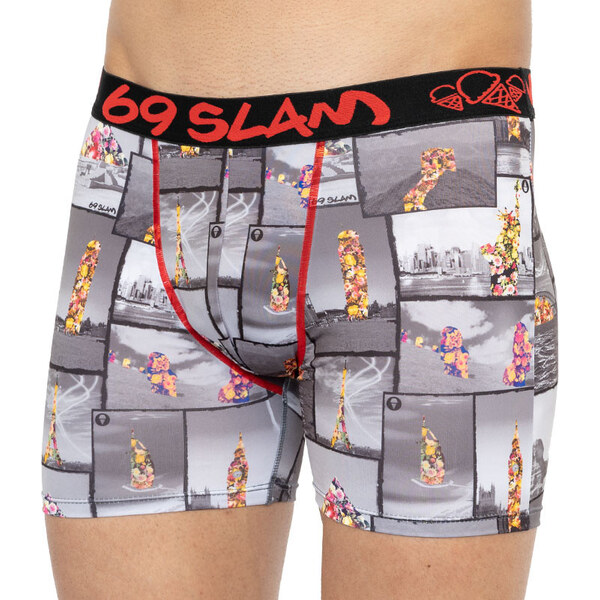 Pánske boxerky 69SLAM fit around the world (MBYADD-PO) 65118227